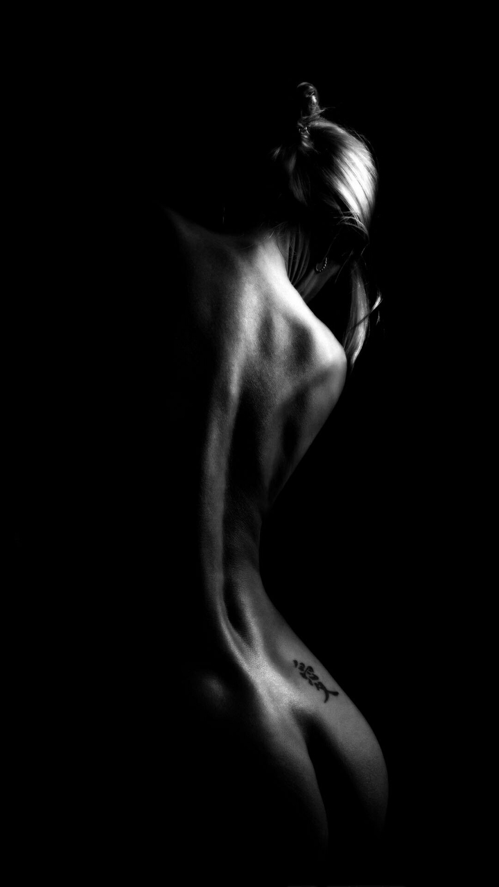 girl in black