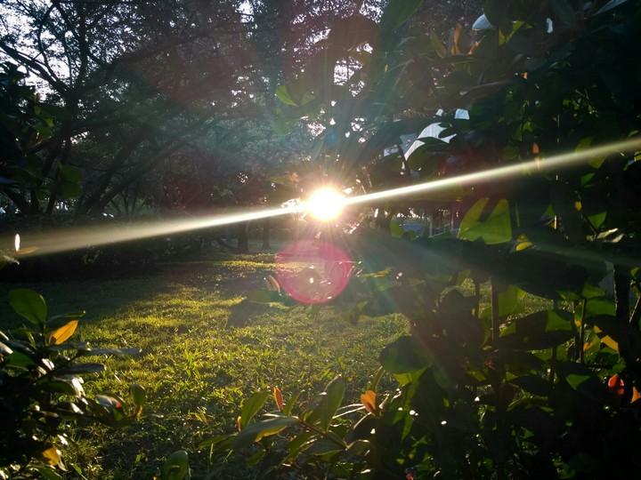 a sunset