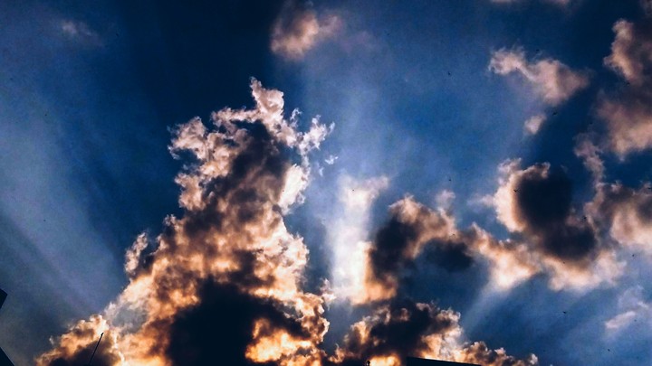 Every cloud has its story to tell. ..
