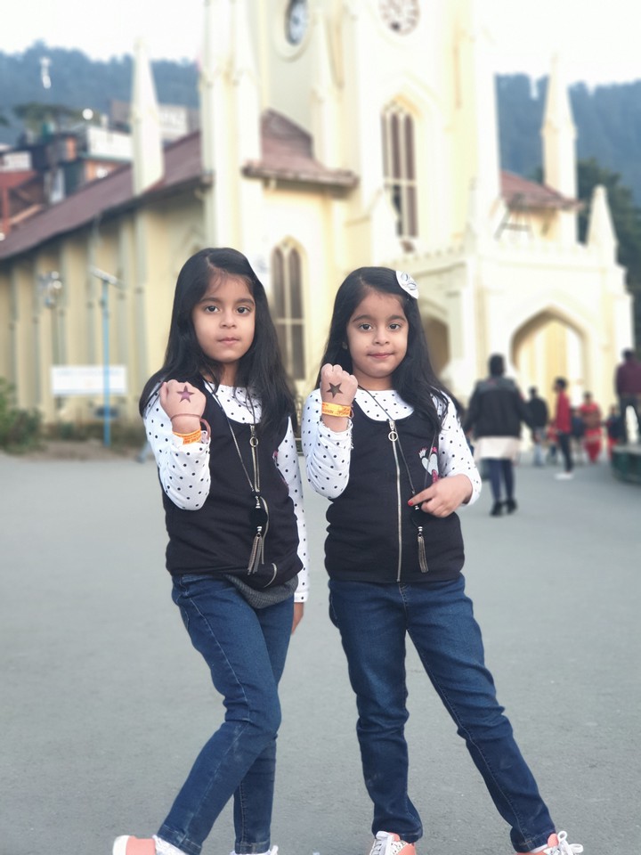 twin sisters..