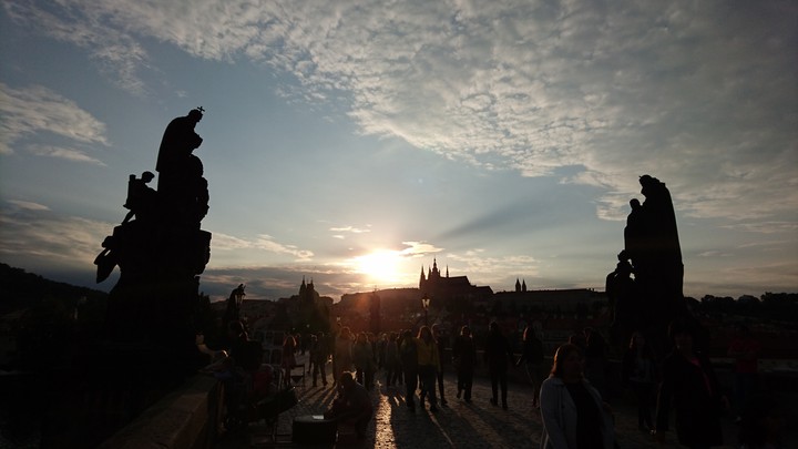 Prague sunset
