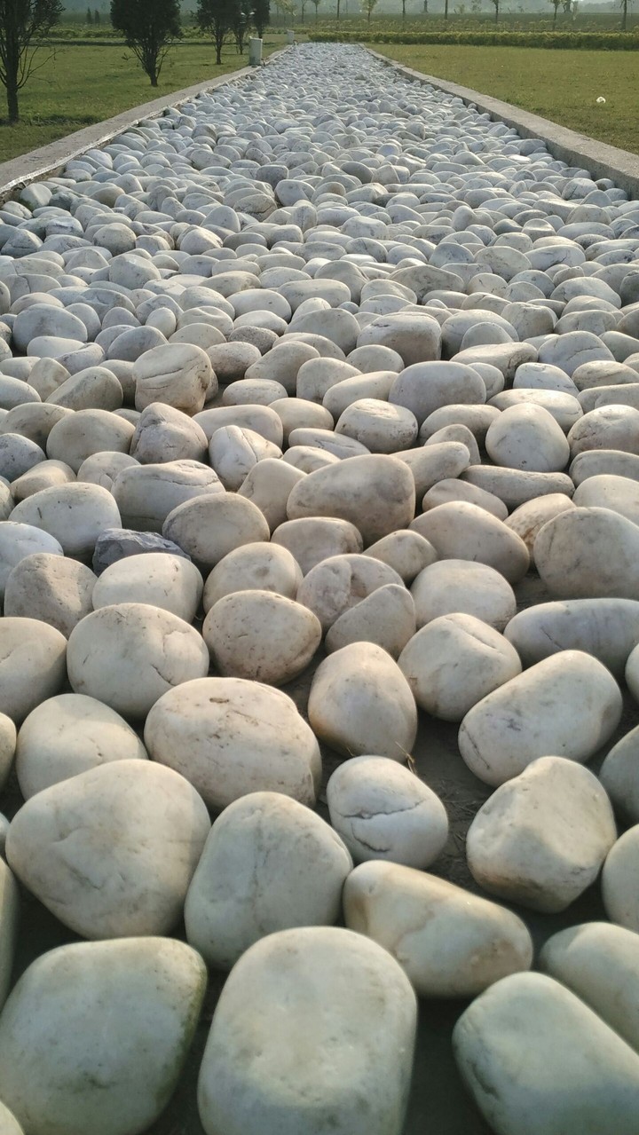 white stone