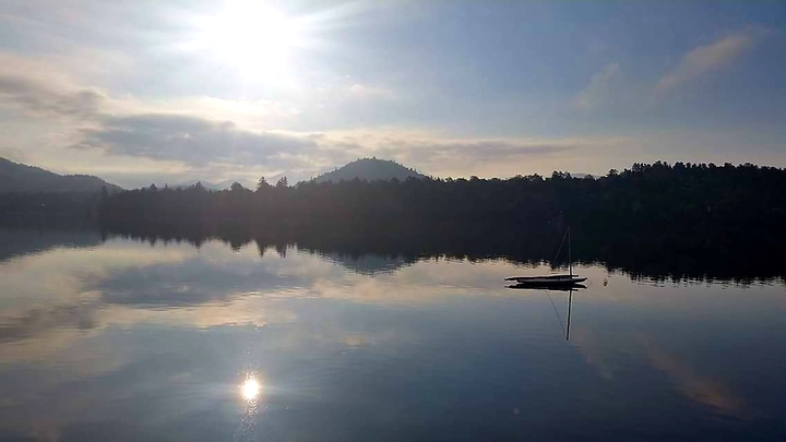 Morning on Lake Placid