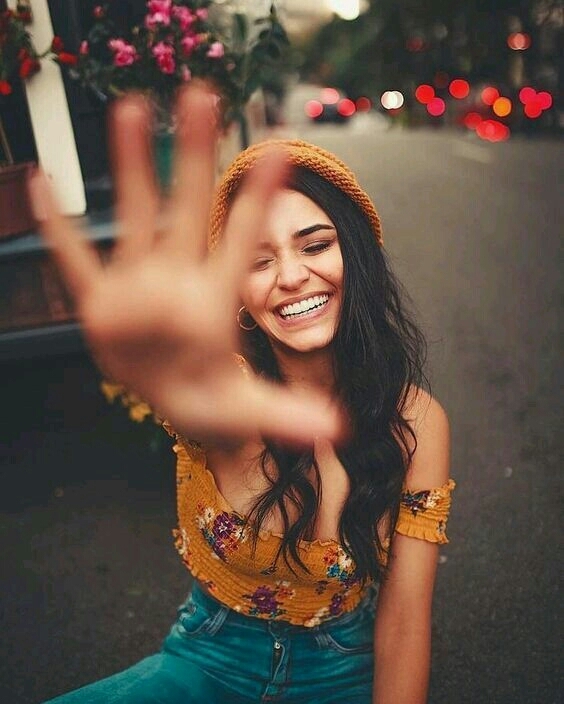 #Girl with smile