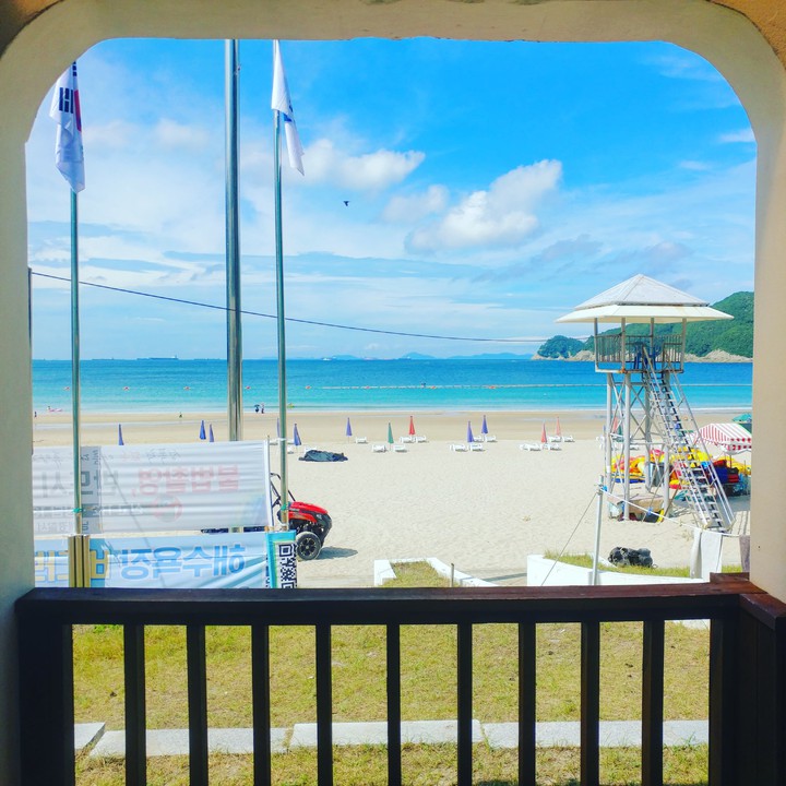 송정해안변