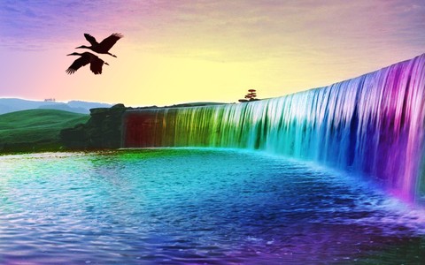 water fall