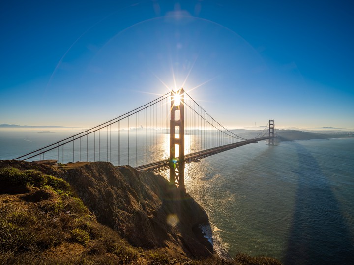 Golden Gate Bridge In San Francisco, California