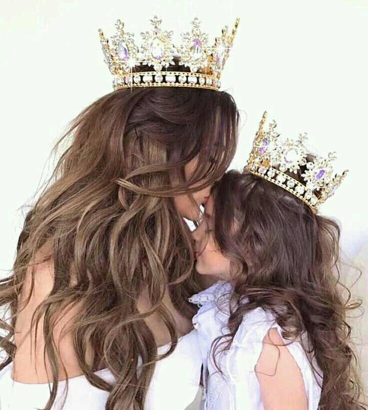 mama and daughter