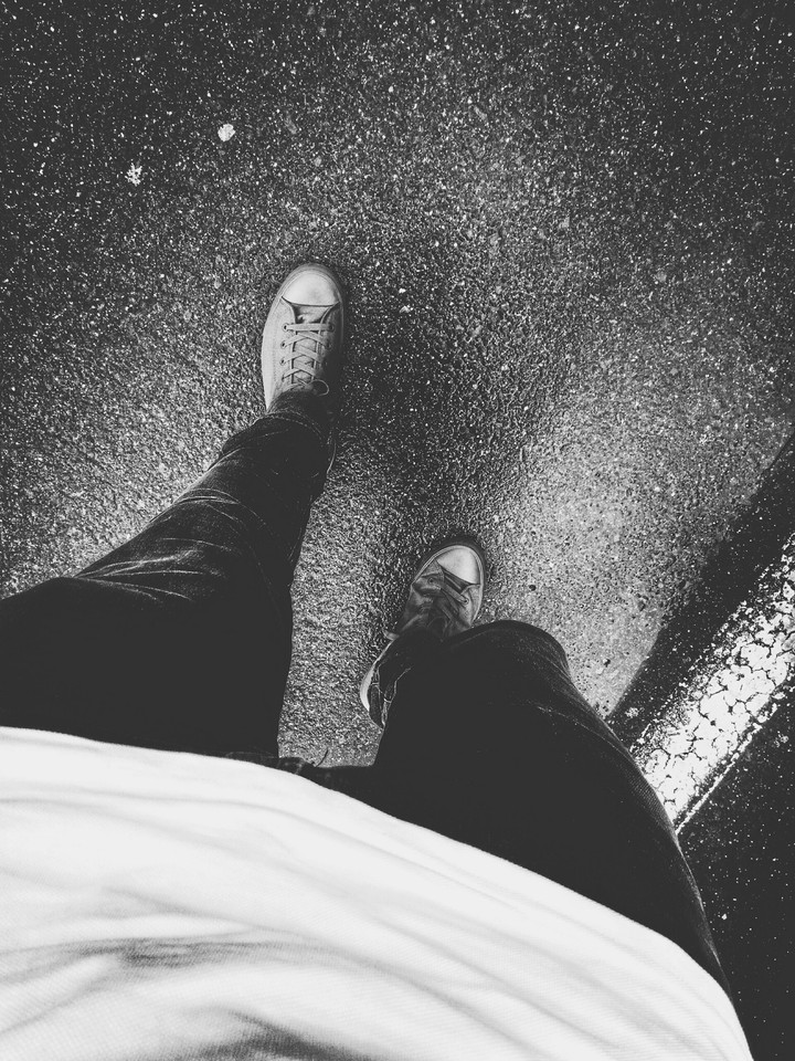 walking in the rain