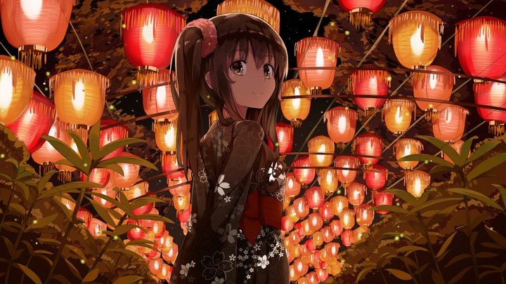 Lantern & Kimono^^