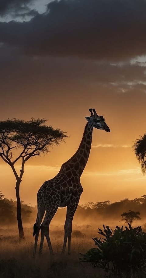 sunrise, Safari wallpapers
