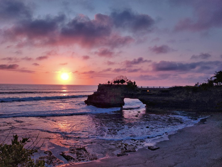 Sunset by the beach