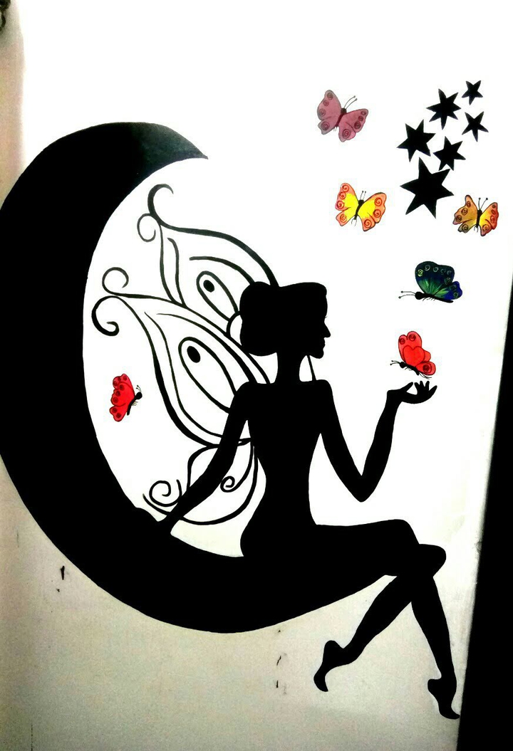 It is Complete. .My wall painting. .