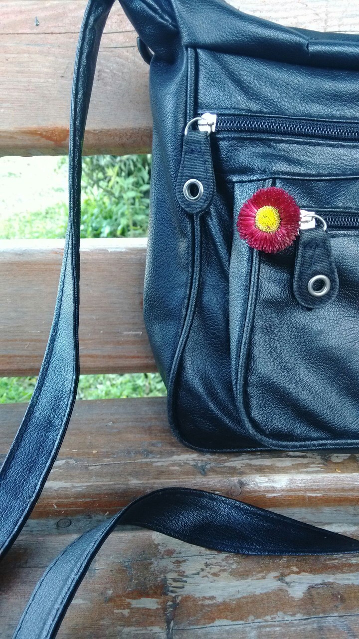 flower and bag