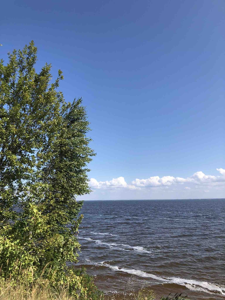 Only nature and sea