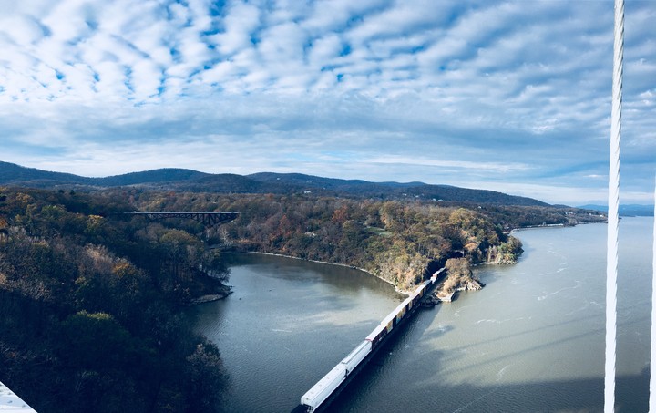 Up on the bridge