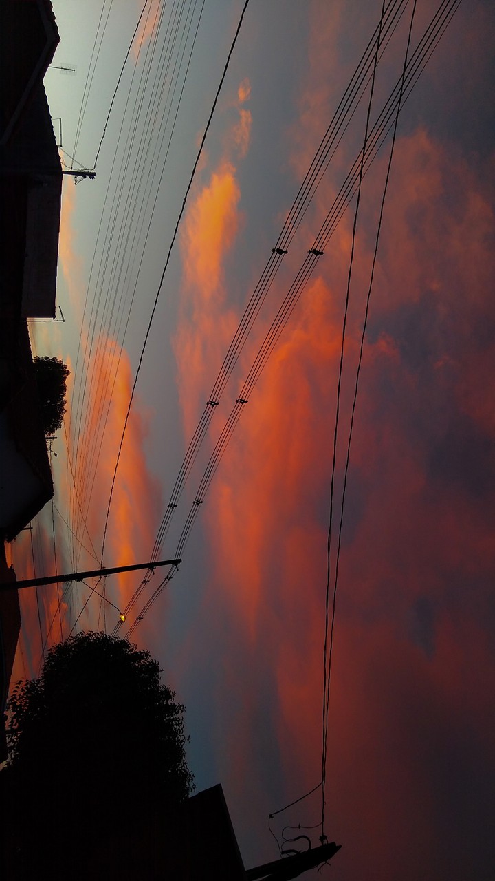 meu pôr do sol de hoje