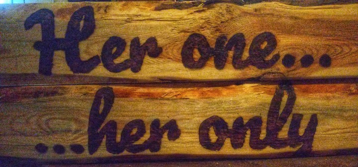 her one...