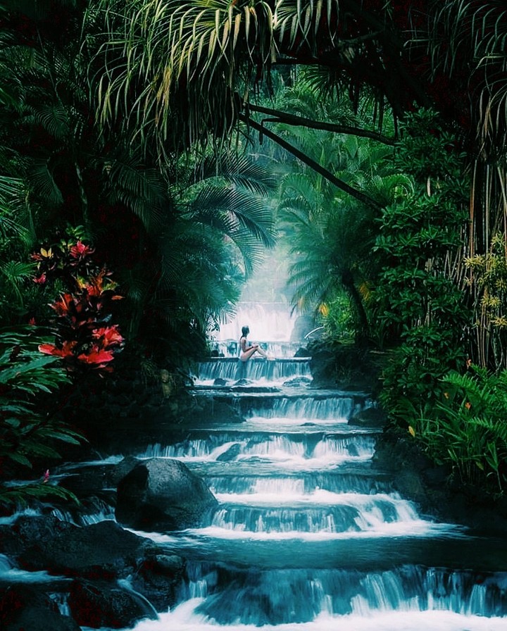 girl in Waterfall