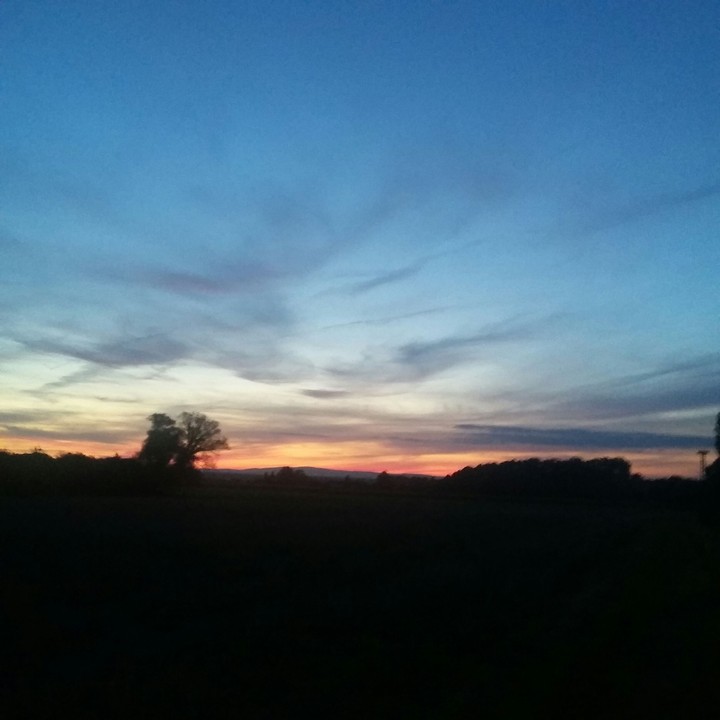Sun goes down