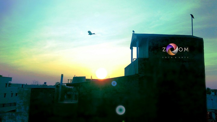 Sunset,Gudmrng Buildings,morningtime.