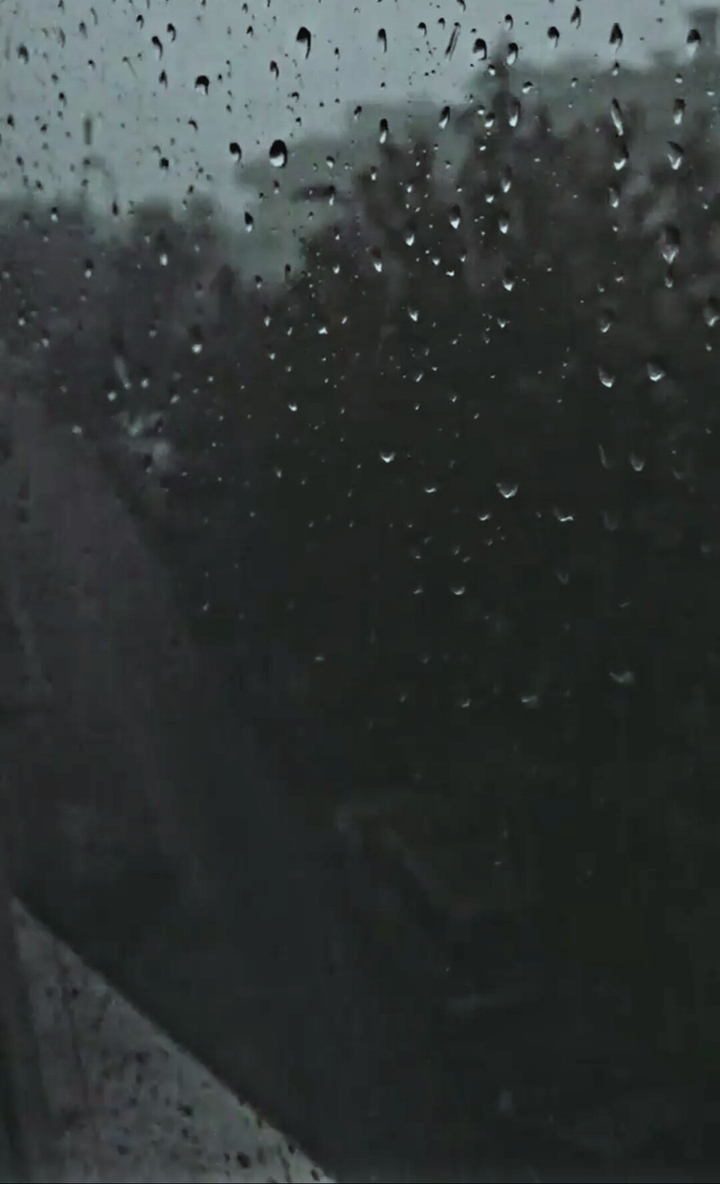 raindrops on window