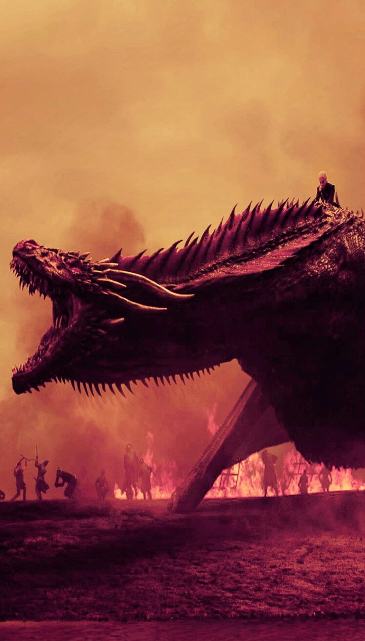 Drogon with his mother 