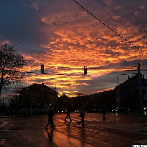 закат