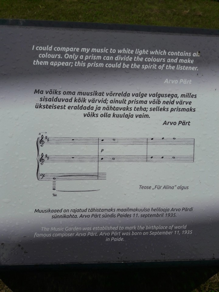 Dedicated to Arvo Pärt