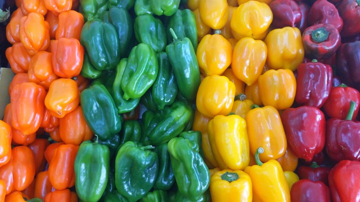 Colours of peppers
