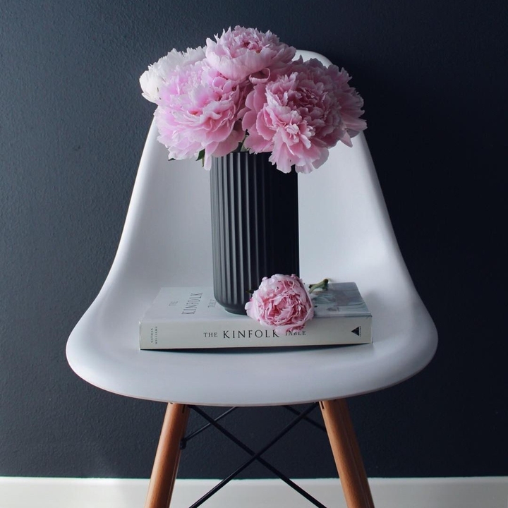 Peonies in vase