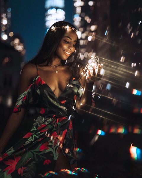 Magic in your hands . Haven’t shot night portraits in a whil