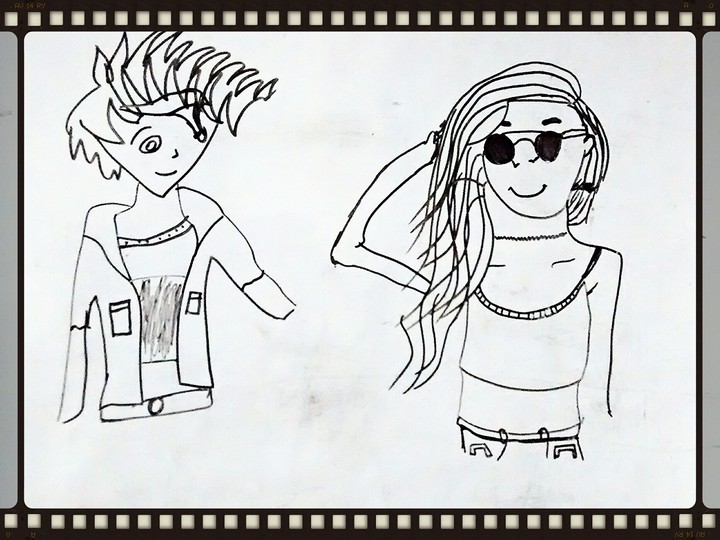 Drawing by my sister