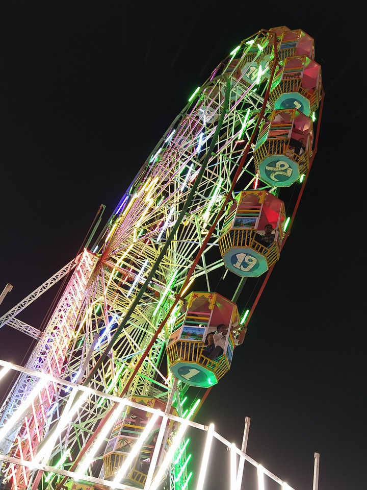 rainbow in the swing
