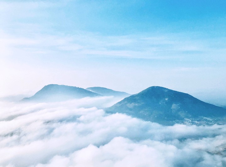 above the clouds