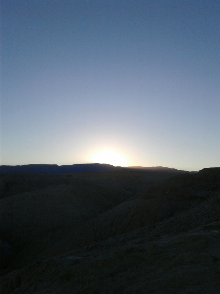 desert sunrise