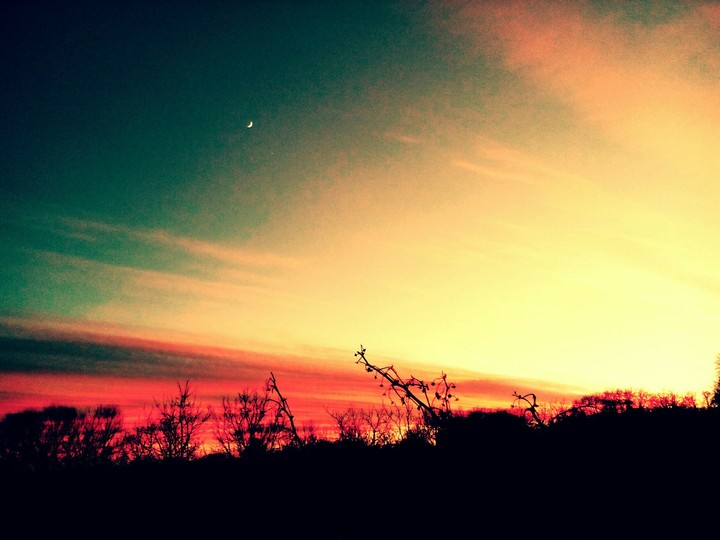 sun down
