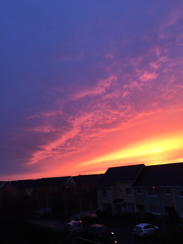 Irish Autumn Sunset