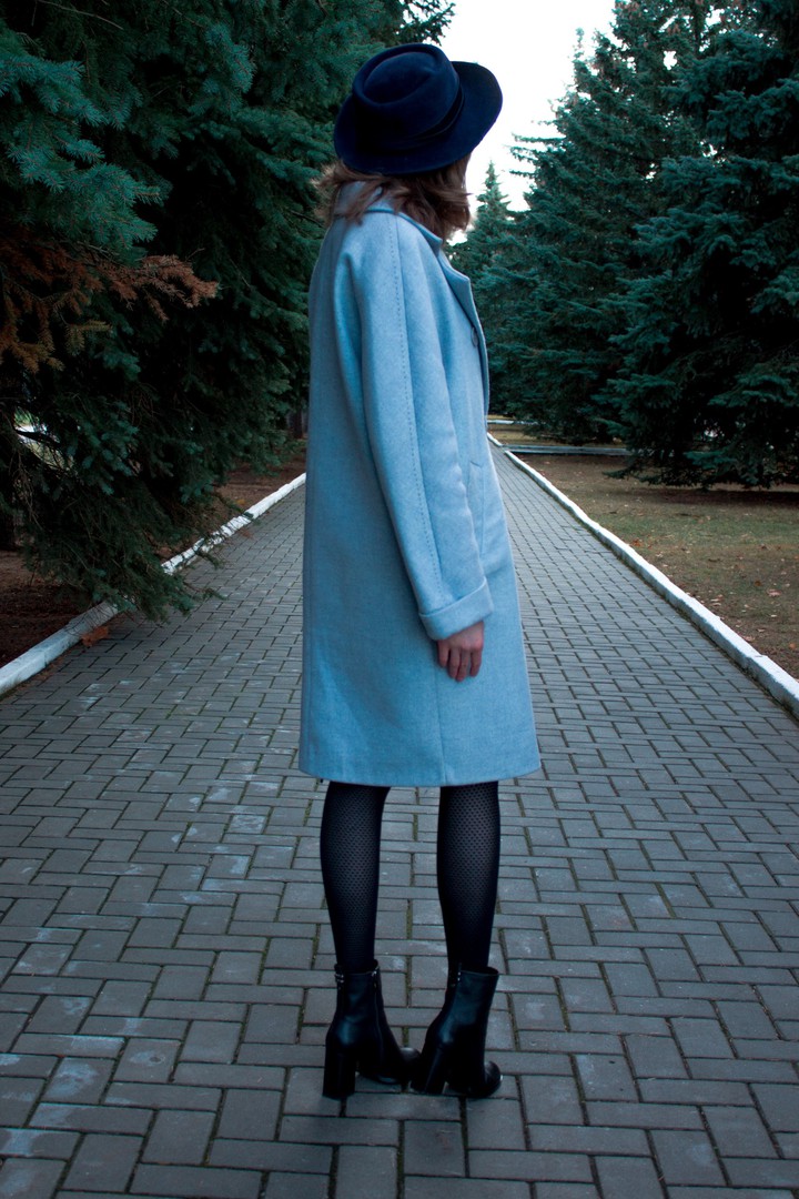 Girl looking in front