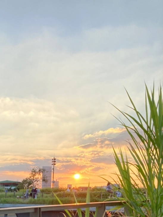 First sunset of 2022