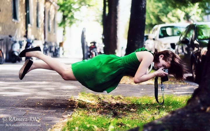 green girl