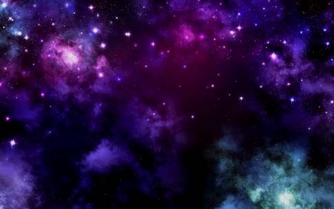 Dark purple galaxy
