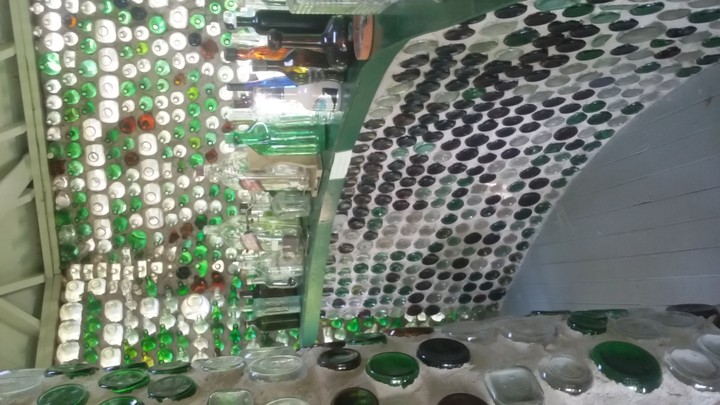 glass bottle house
