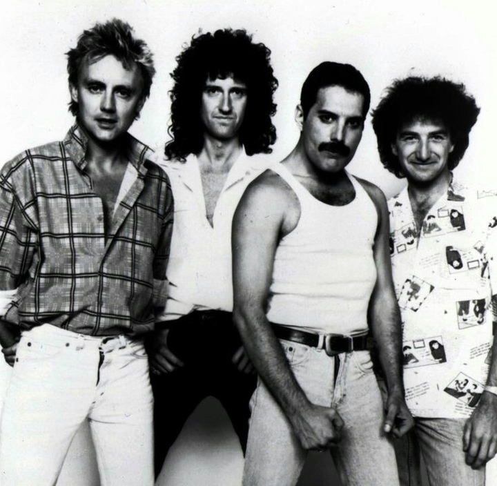 Roger, Brian, Freddie and John