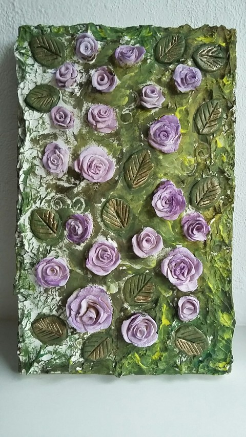 bas relief "roses"