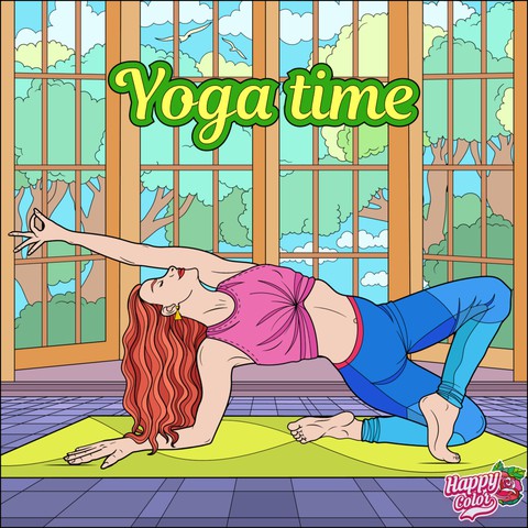 обои illustrations, Stretching