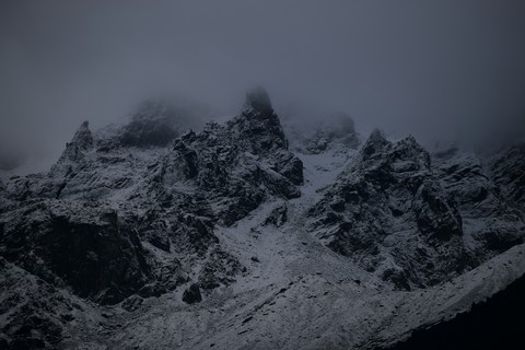 snowy mountain