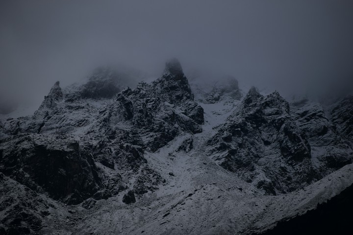 snowy mountain