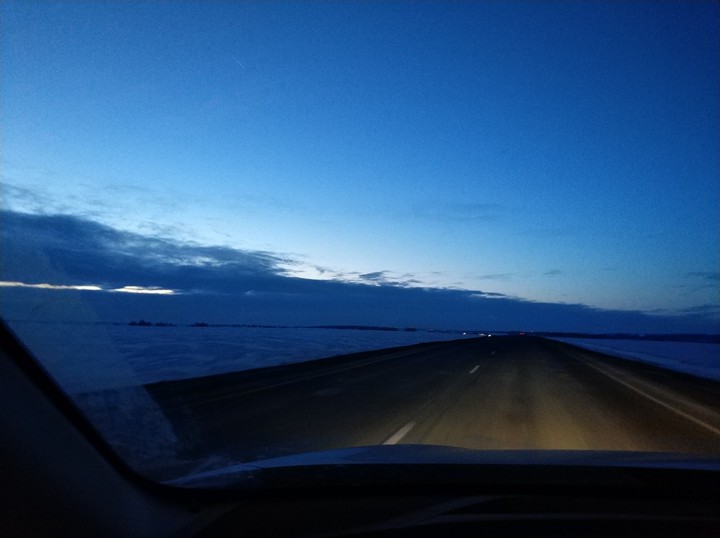 В пути