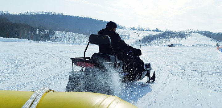 Rafting on ice